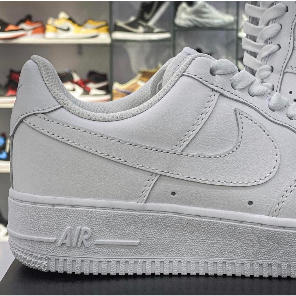 Giày AF1 trắng, Giày Sneaker Air Force 1 full white dễ phối đồ cho cả nam và nữ cực hot 2022 Full Box + Bill