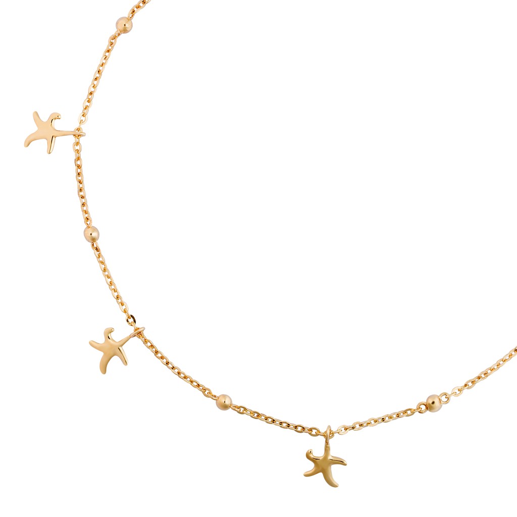 Lắc chân vàng 14k LCLF06 Huy Thanh Jewelry