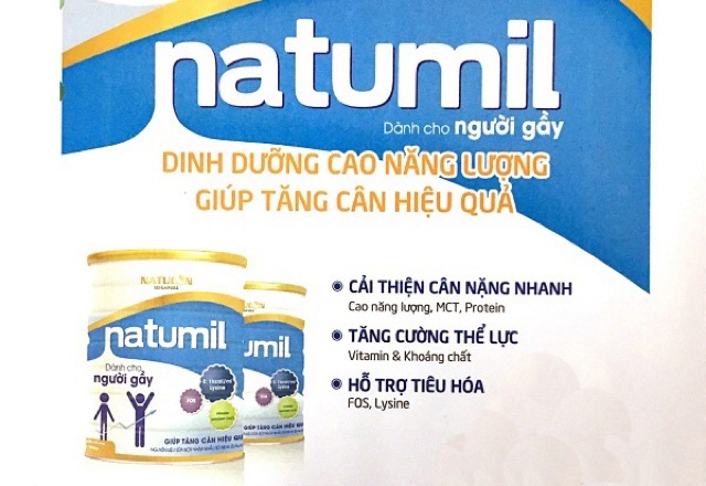 Sữa Natumil dành cho người gầy loại 900g