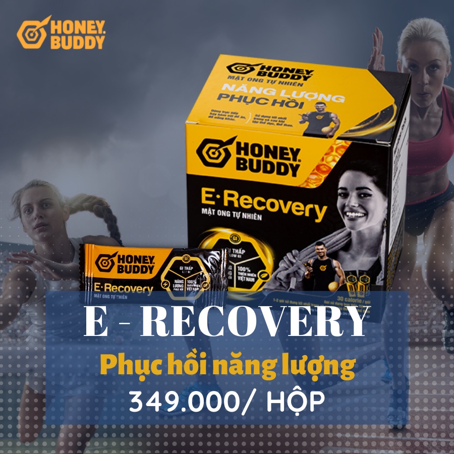 Gel năng lượng mật ong HONEY BUDDY E Recovery mật ong tự nhiên năng lượng phục hồi