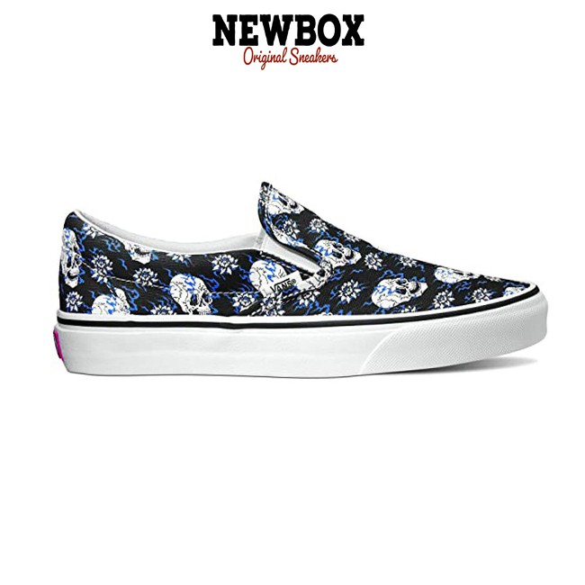 [Mã FAMALLT5 giảm 15% đơn 150k] Giày Vans UA Classic Slip-On Flash Skulls - VN0A4U381HJ