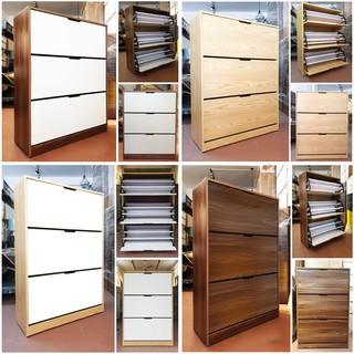 Tủ Giày 3 Tầng 36 Đôi Giá Xoay Thông Minh - Hàng dày 17mm chắc chắn