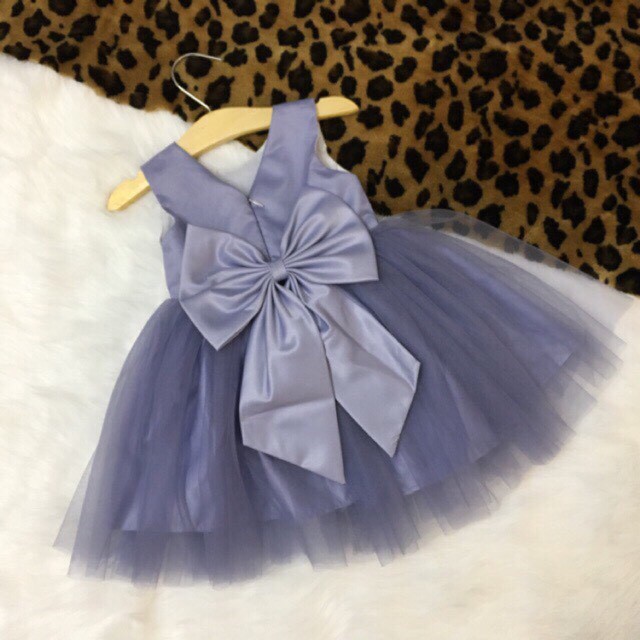 Đầm công chúa sát nách ren hoa, đầm bé gái 7-25kg