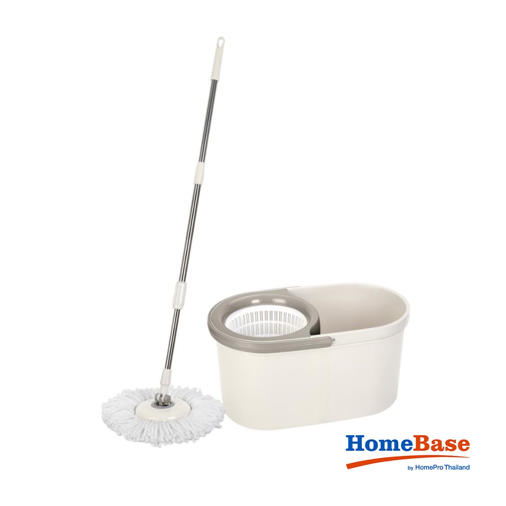 HomeBase ACCO Bộ cây lau nhà bằng nhựa DS307 H23.5XW46XD27 màu be