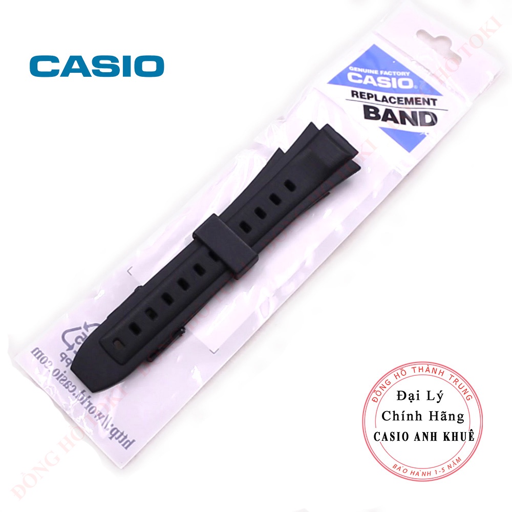 Dây đồng hồ casio MW-600, MW-600E cao su chính hãng cỡ 15mm