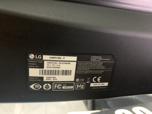 Màn hình 24 inch LG 24mp47 led ips độ phân giải full hd cổng kết nối HDMI VGA hình ảnh nét đẹp hình thức đẹp | BigBuy360 - bigbuy360.vn