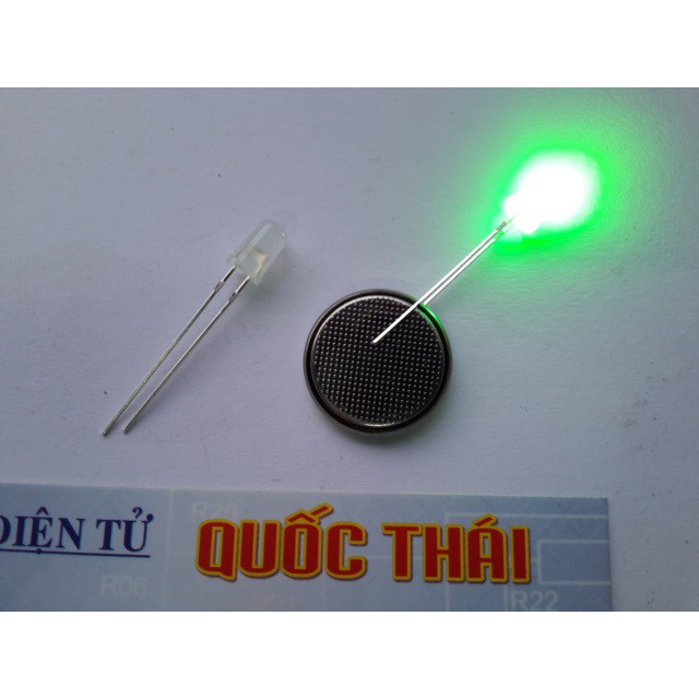 LED xanh lá đục 5li (100 con)