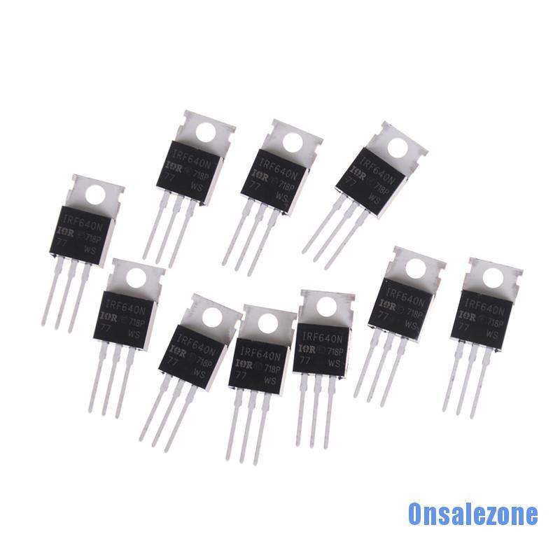 Bộ 10 Linh Kiện Điện Tử Irf640 Irf640n Mosfet 18a 200v To-220