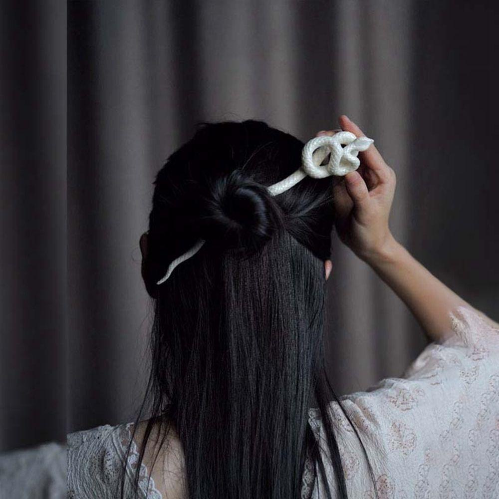 Trâm Cài Tóc Hình Chú Rắn Phong Cách Trung Hoa Đơn Giản Nhiều Màu Sắc Dễ Phối Đồ