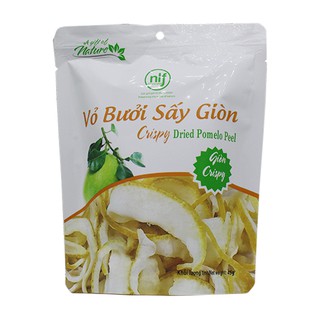 Vỏ bưởi sấy giòn Nông Lâm Food 45gr an toàn hợp vệ sinh