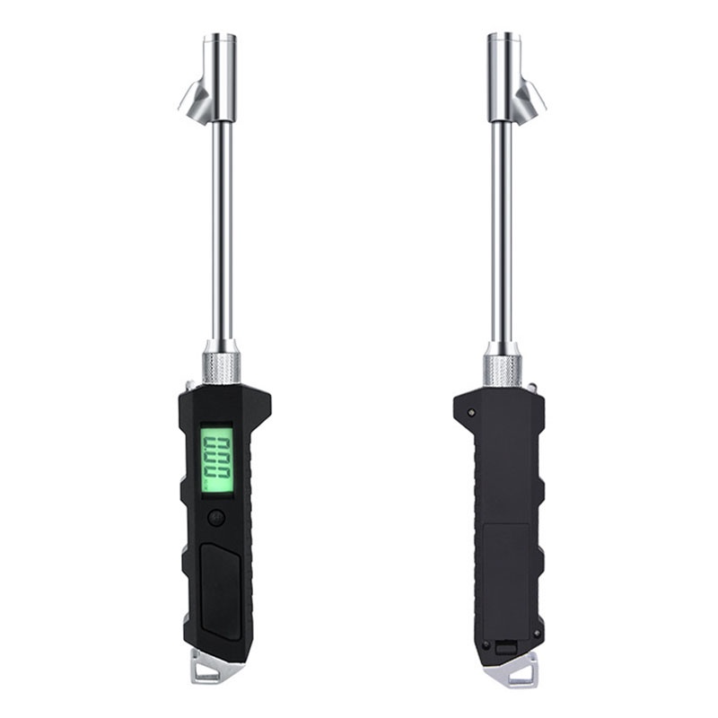 Máy Đo Áp Suất Lốp Xe Kỹ Thuật Số 230 PSI Màn Hình LCD Màu Dạ Quang