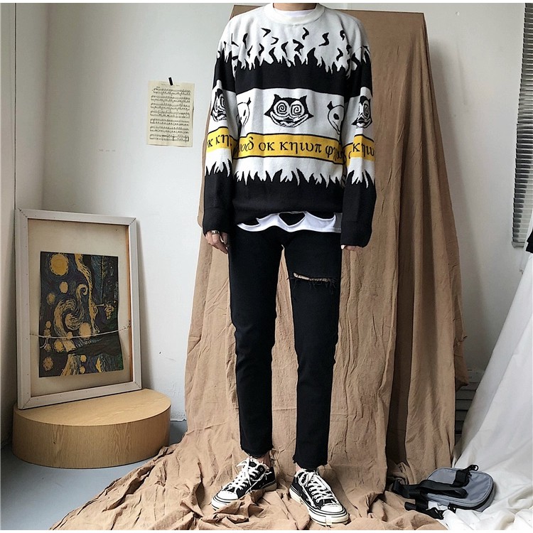 [Co GIãn+Không Phai Màu]Quần Jean Rách Gối Nam Màu Đen Vải Không Phai Màu, Co Giãn Dáng Skinny Phong Cách Hàn Quốc-J03 | BigBuy360 - bigbuy360.vn