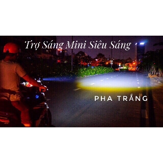 đèn trợ sáng led bi cầu mini 2 chế độ