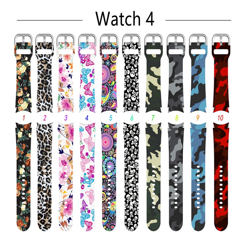 Dây Silicone Mềm Thay Thế Cho Đồng Hồ Samsung Galaxy Watch 4 40mm/44mm 4 Classic 42mm/46mm