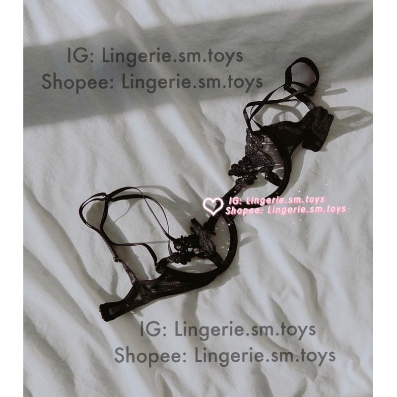 MY1755 Set 2 Mảnh Gọng Ren Hoa Gợi Cảm | Nội Y Sexy (ảnh thật)