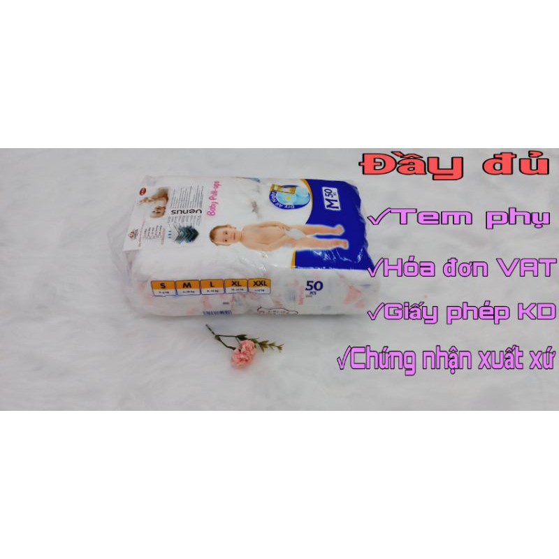 Tã/bỉm quần cho trẻ sơ sinh - trẻ nhỏ hiệu Venus M50/L50/XL50/XXL50