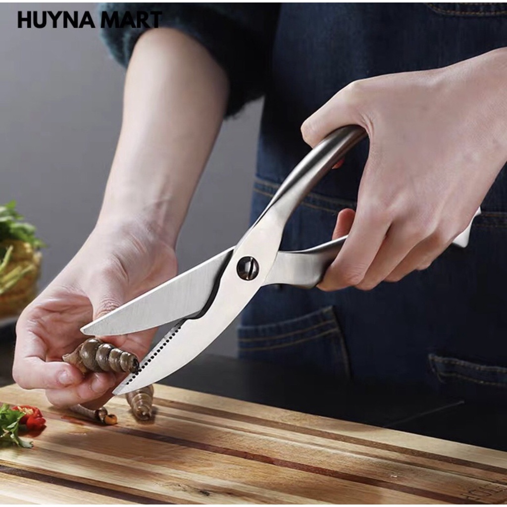 Kéo Cắt Gà Vịt Inox Cao Cấp Siêu Sắc Bén