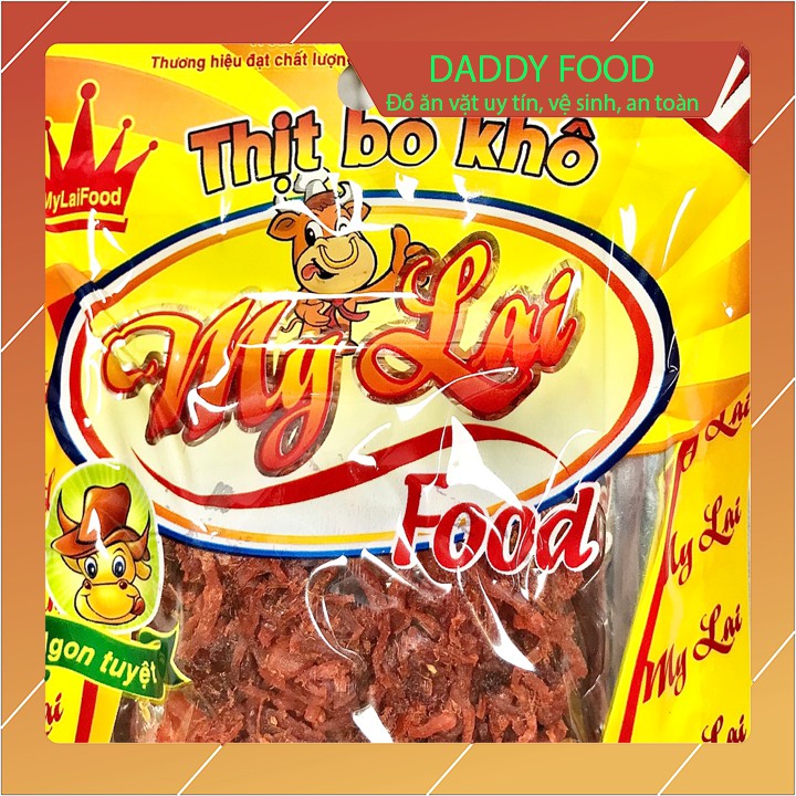 khô bò my lai vị cay nhẹ làm mồi nhậu cực ngon túi 50g thích hợp bán kèm quán karaoke | BigBuy360 - bigbuy360.vn