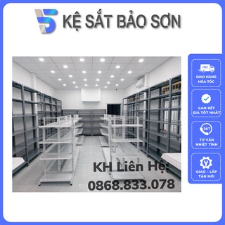 Kệ sắt v lỗ đa năng dài 1m x rộng 0,4 m x cao 1m-1,2m-1,5m-2m – 3,4,5,6 tầng -