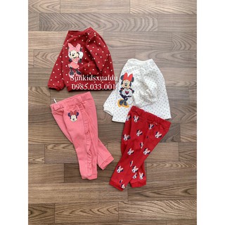 Bộ nỉ bông bé gái Mickey