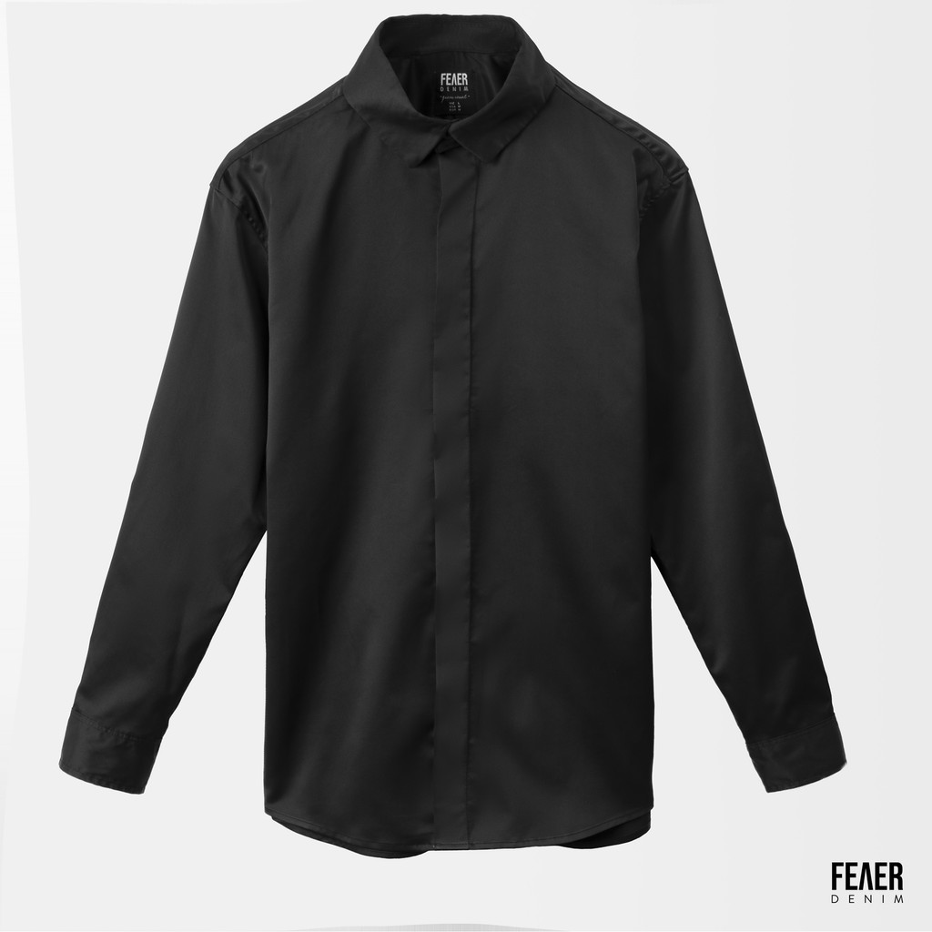 Áo sơ mi nam tay dài nam FEAER chất lụa thoáng, cao cấp Basic Long Sleeve