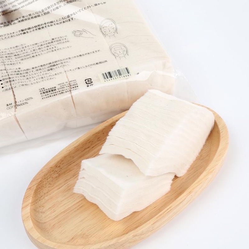 Bông tẩy trang MUJI 180 miếng nội địa nhật
