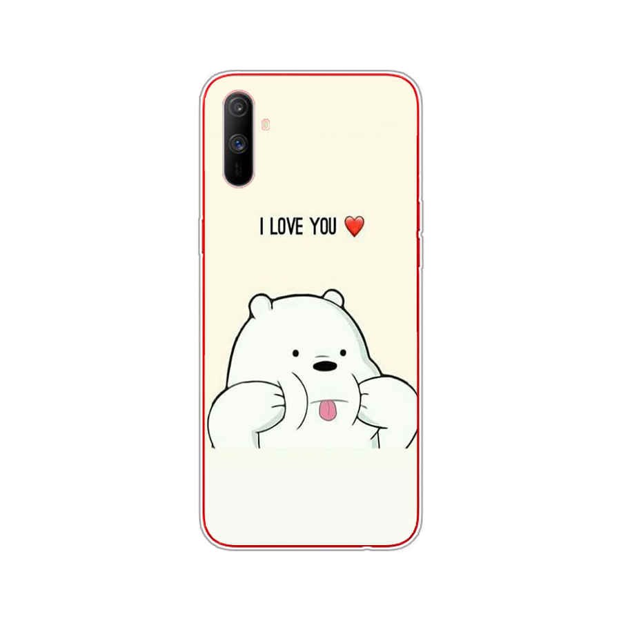 Ốp silicon Mềm In Hình Gấu We Bare Bears Cho Oppo Realme C3 / A1K / A37 / Neo 9 / F1 / A35 / F9 Pro