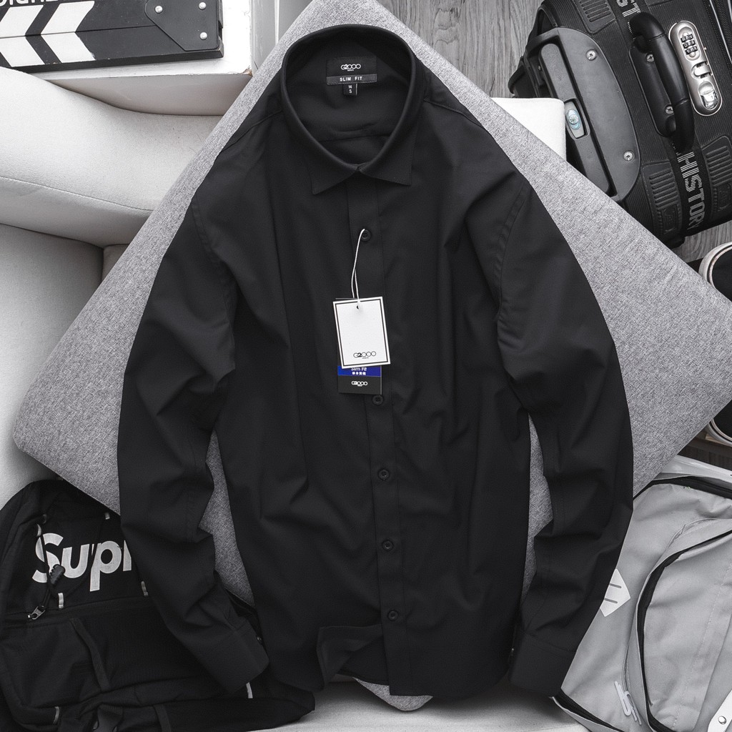 Áo sơ mi dài tay chất liệu bamboo co giãn thoải mái 5148