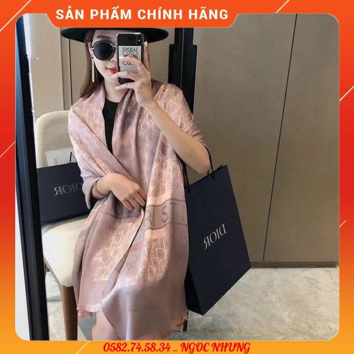 [MẪU 2021] Khăn Choàng Len Hiệu F.E.N.D.I Khăn Quàng Cổ Nam Nữ Cao Cấp 180*90cm