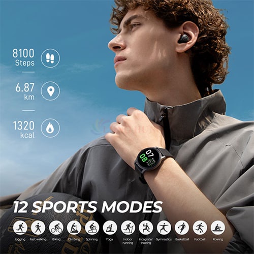 Đồng hồ thông minh Soundpeats Watch 2 - Hàng chính hãng