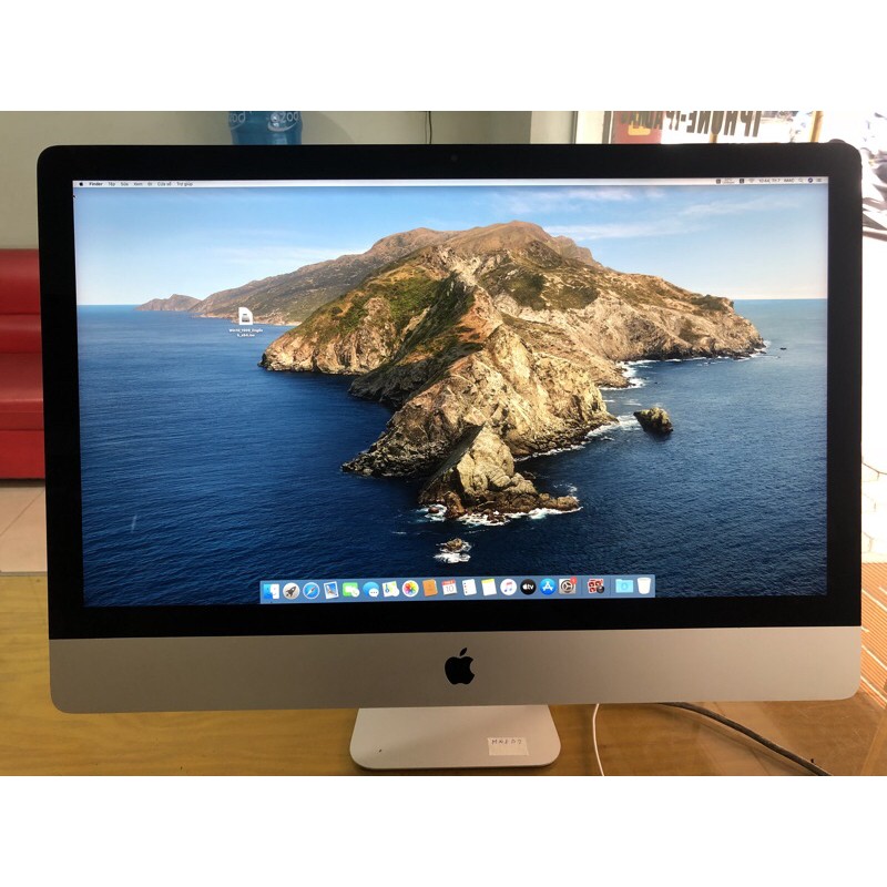Máy tính All in onle APPLE IMAC ME087 CPU I5-4570 2.9Ghz ram 8Gb VGA Gt750 máy nứt kính tí xíu ở mép ngoài | BigBuy360 - bigbuy360.vn