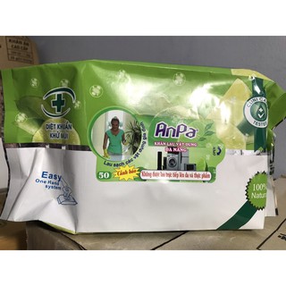 khăn Lau Đa năng Anpa Bịch 50 Tờ lau bếp sạch sẽ