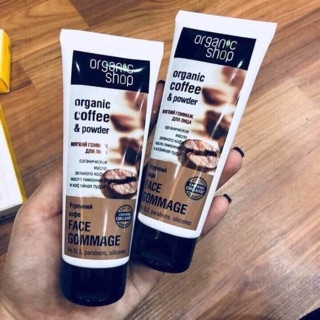 TẨY DA CHẾT MẶT CAFE ORGANIC