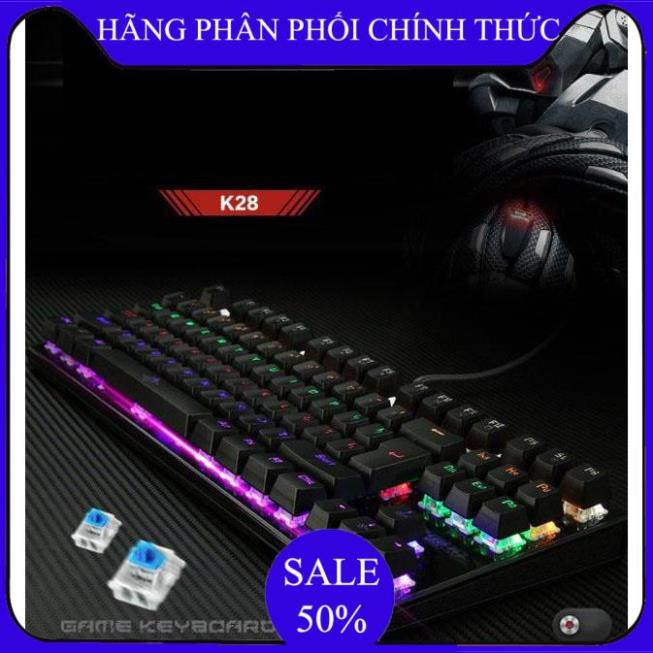 bàn phím cơ giá rẻ,Bàn phím cơ loại ngắn H28 - Bảo hành úy tín 1 đổi 1