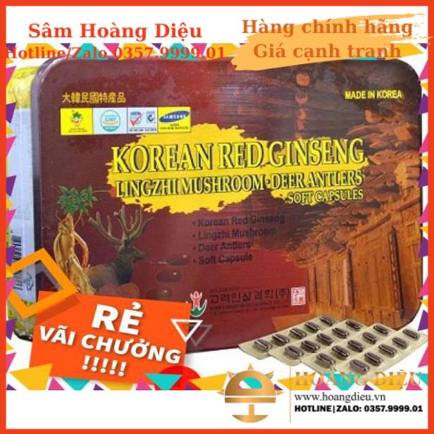 Sâm Hoàng Diệu - Đạm sâm nhung hươu linh chi 60 viên