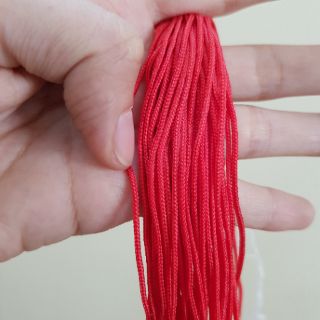 Dây dù mềm màu đỏ bó 10 mét