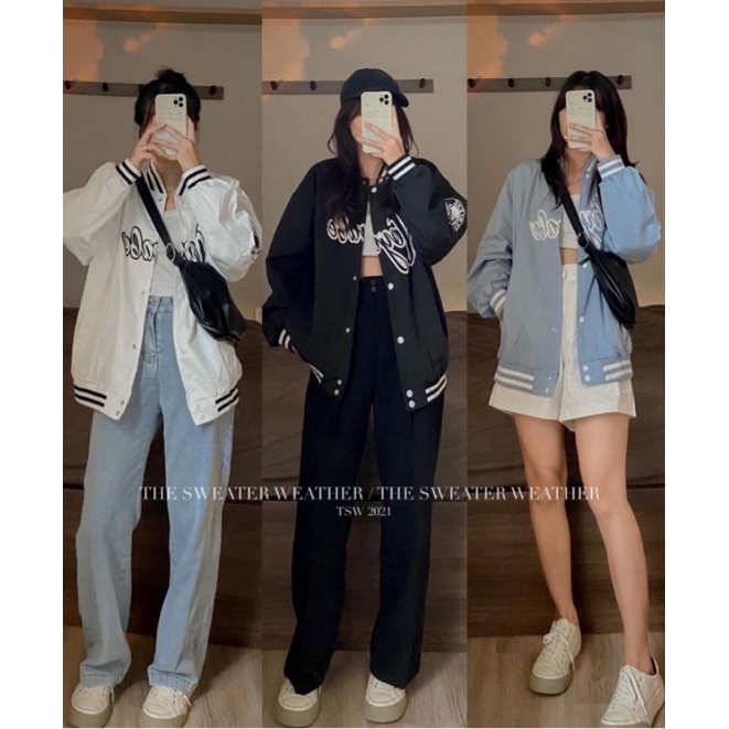 Áo khoác gió nam nữ bóng chày form rộng oversize chắn bụi, chắn nước ulzzang