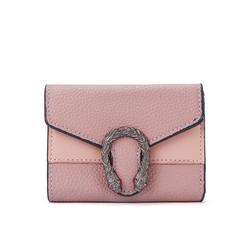 Ví Da Ngắn Cầm Tay Gấp Làm Ba Đa Chức Năng Cho Nữ 020