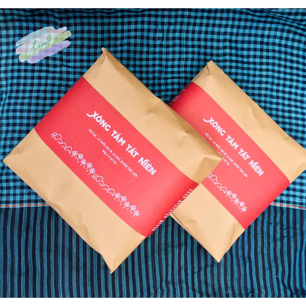 Xông tắm tất niên (Vietherb) - Xông tắm thảo mộc- Sạch- Thơm- An toàn cho mọi loại da- Món quà ý nghĩa cho người thân