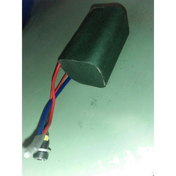 khối pin lishen xám 2s 2p có giắc sạc và mạch bảo vệ dùng cho loa trợ giảng và máy bẫy chim