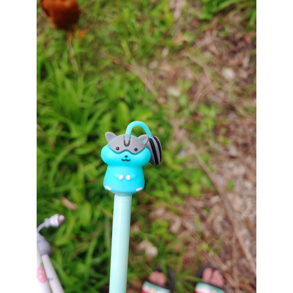 Bút bi nước mực gel , bút bi cute mực đen ngòi kim 0.38mm - 01 bút