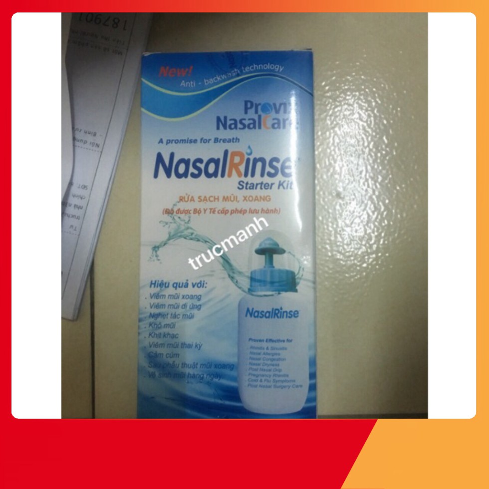 Bình rửa mũi Nasal Rinse dành cho người lớn