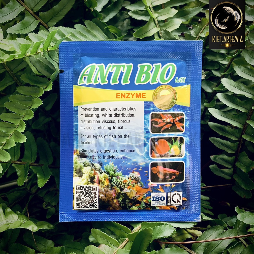 Men tiêu hóa cho cá cảnh Anti Bio 10gr