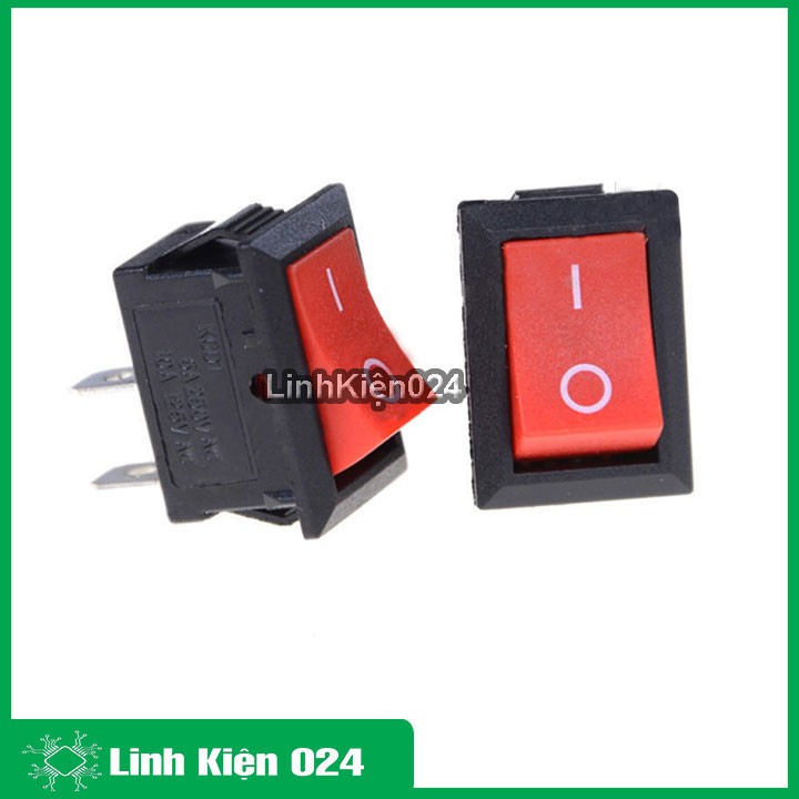 Công tắc bập bênh KCD1-11 10x15mm 3A 250V 2P