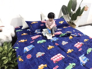 Bộ 5 món hè cotton poly mẫu Ô Tô