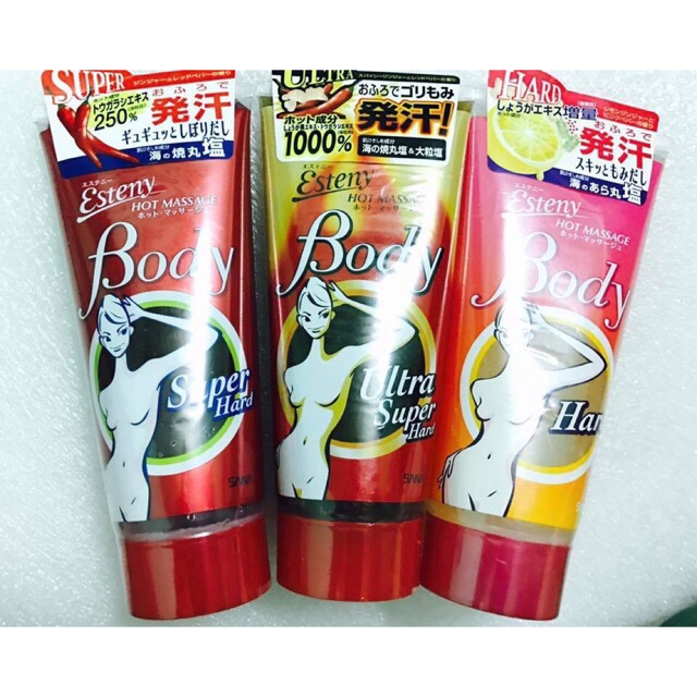 Kem tan mỡ bụng Esteny Hot Massage Body 