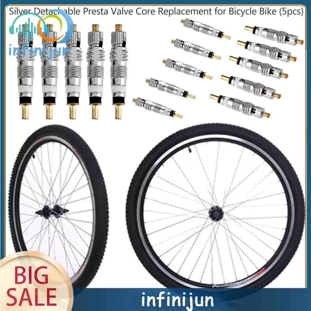 Van Presta Màu Bạc Có Thể Tháo Rời Cho Xe Đạp Leo Núi