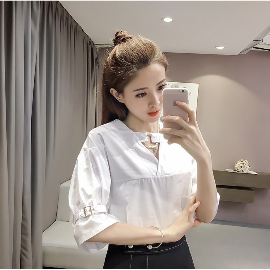 Áo kiểu (mặc được cả 2 mặt)