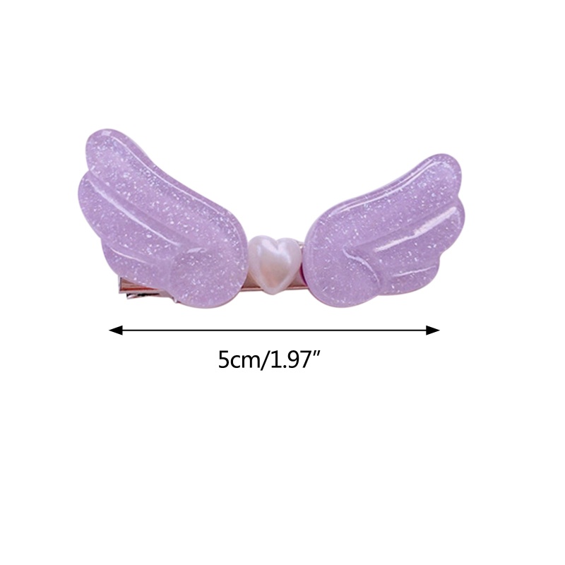 Kẹp Tóc Hình Đôi Cánh Đính Ngọc Trai Phong Cách Lolita