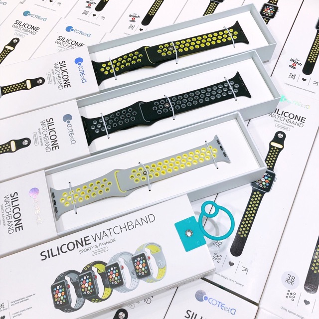 [ Dây Đồng Hồ Seri 1/2/3/4/5 ]Apple Watch silicone